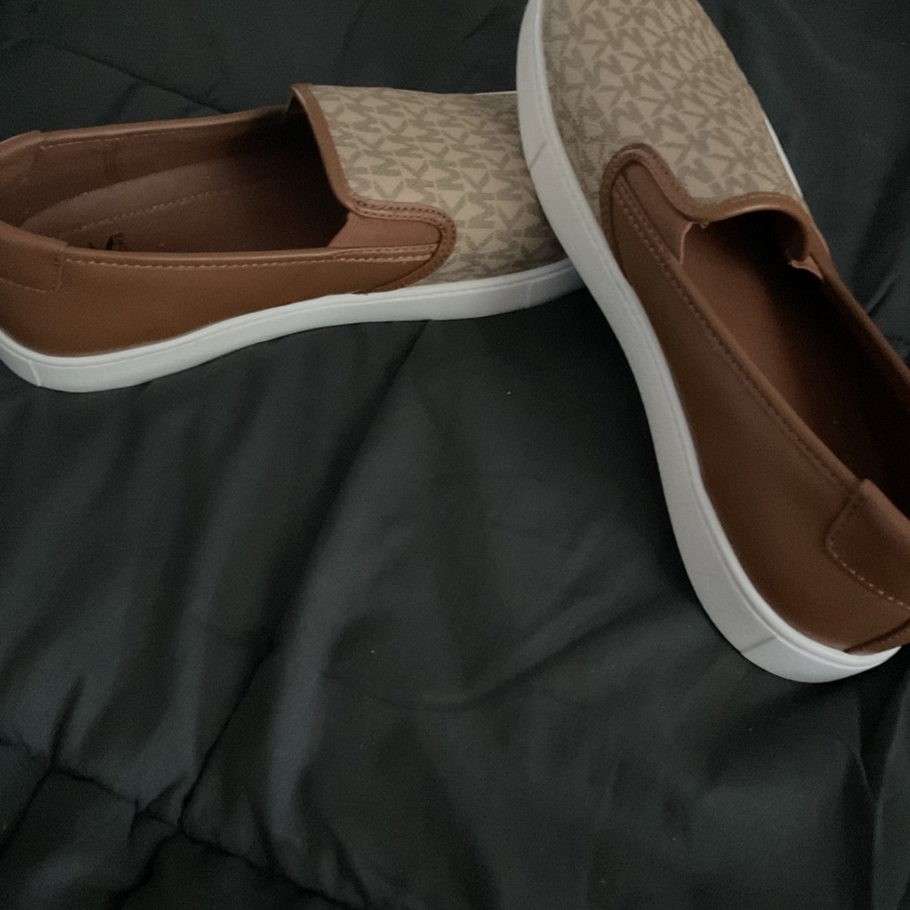 Stylish Brown and Tan Slip-On Shoes